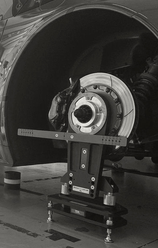 TDAC Node mounted on vehicle brake assembly